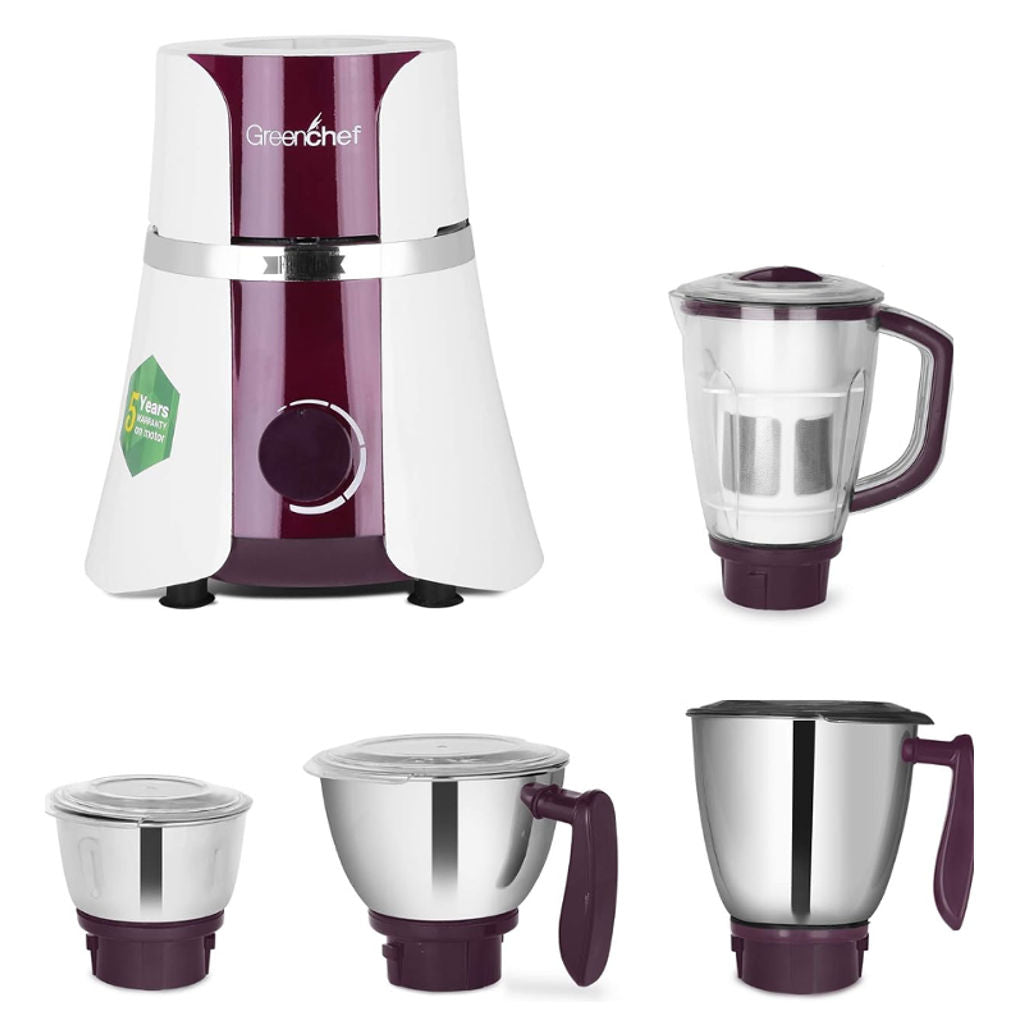 Greenchef Flen Plus Mixer Grinder 4 Jars