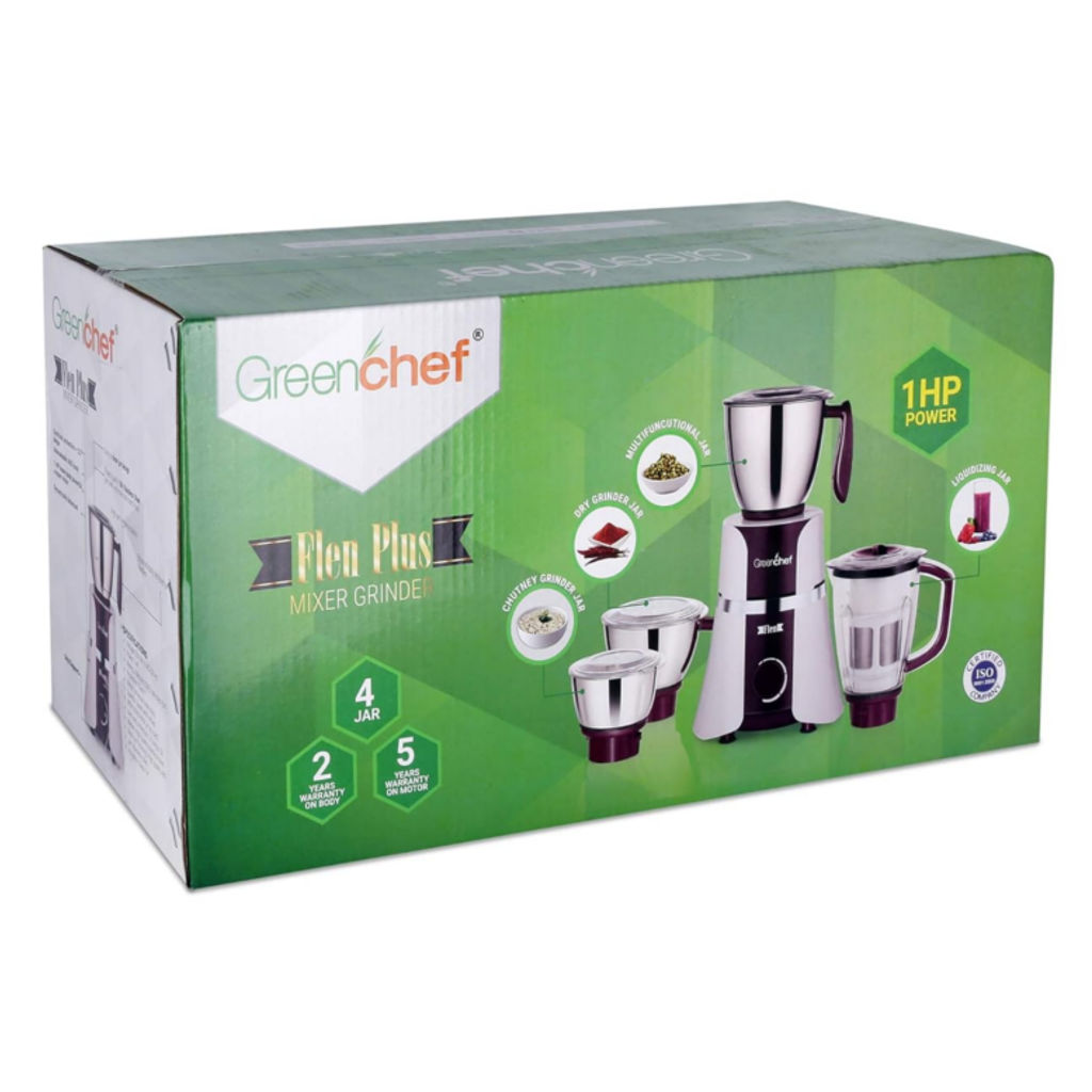 Greenchef Flen Plus Mixer Grinder 4 Jars