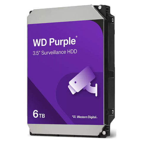 WD Purple Surveillance Hard Drive 6TB WD64PURZ 