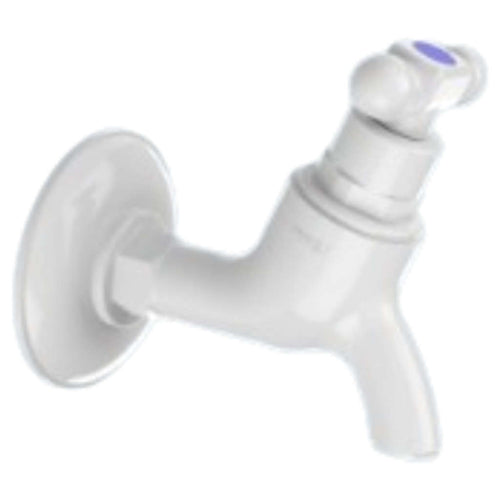 Watertec T Series Bib Tap With Flange White TS-102001A 