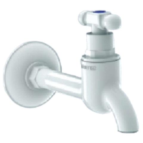 Watertec T Series Long Body Bib Tap White TS-102004 