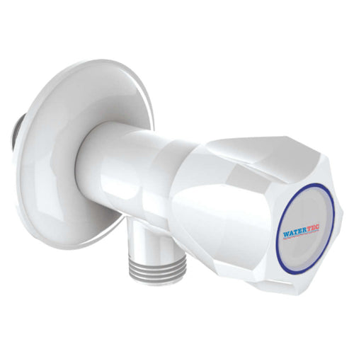 Watertec M Series Right Angle Stop Valve White MS-103006 