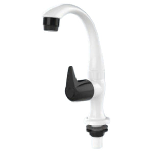 Watertec Flexo Razo Series Sink Tap Table Mounted Short Spout Black White RZ-811012 