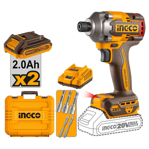 Ingco Cordless Impact Driver 20 V CIRLI2028 