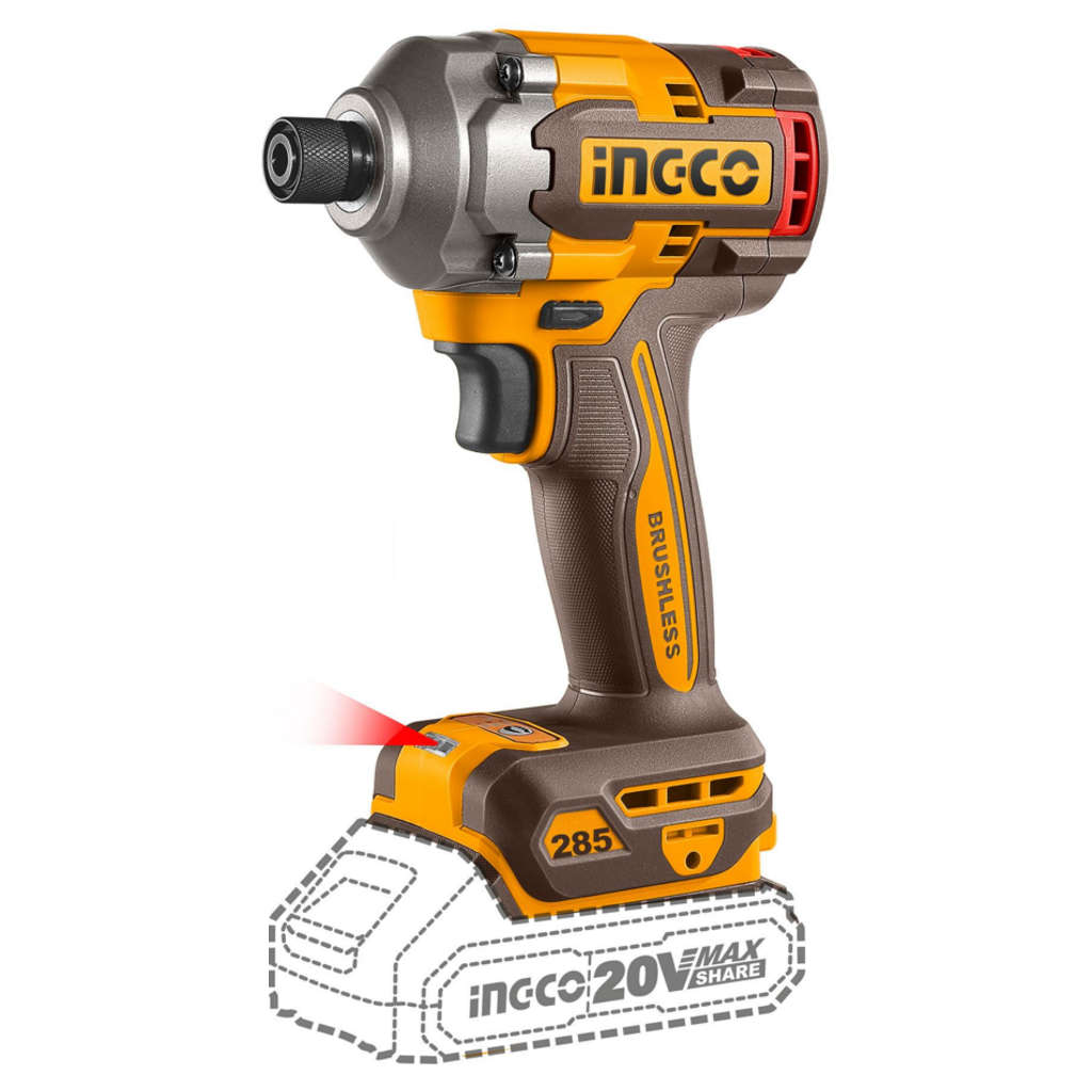 Ingco Cordless Impact Driver 20 V CIRLI2028