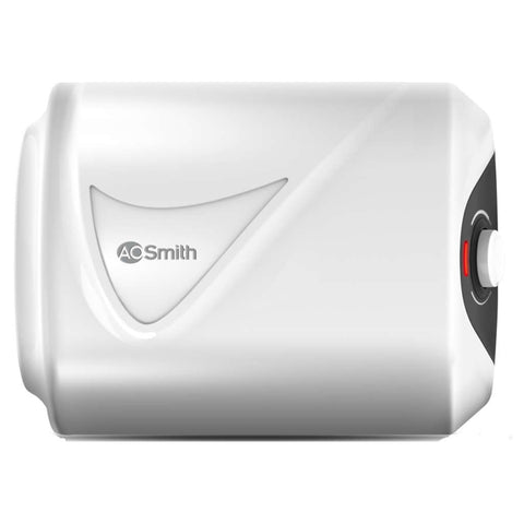 AO Smith Elegance Prime Horizontal Storage Water Heater 10 Ltr White 