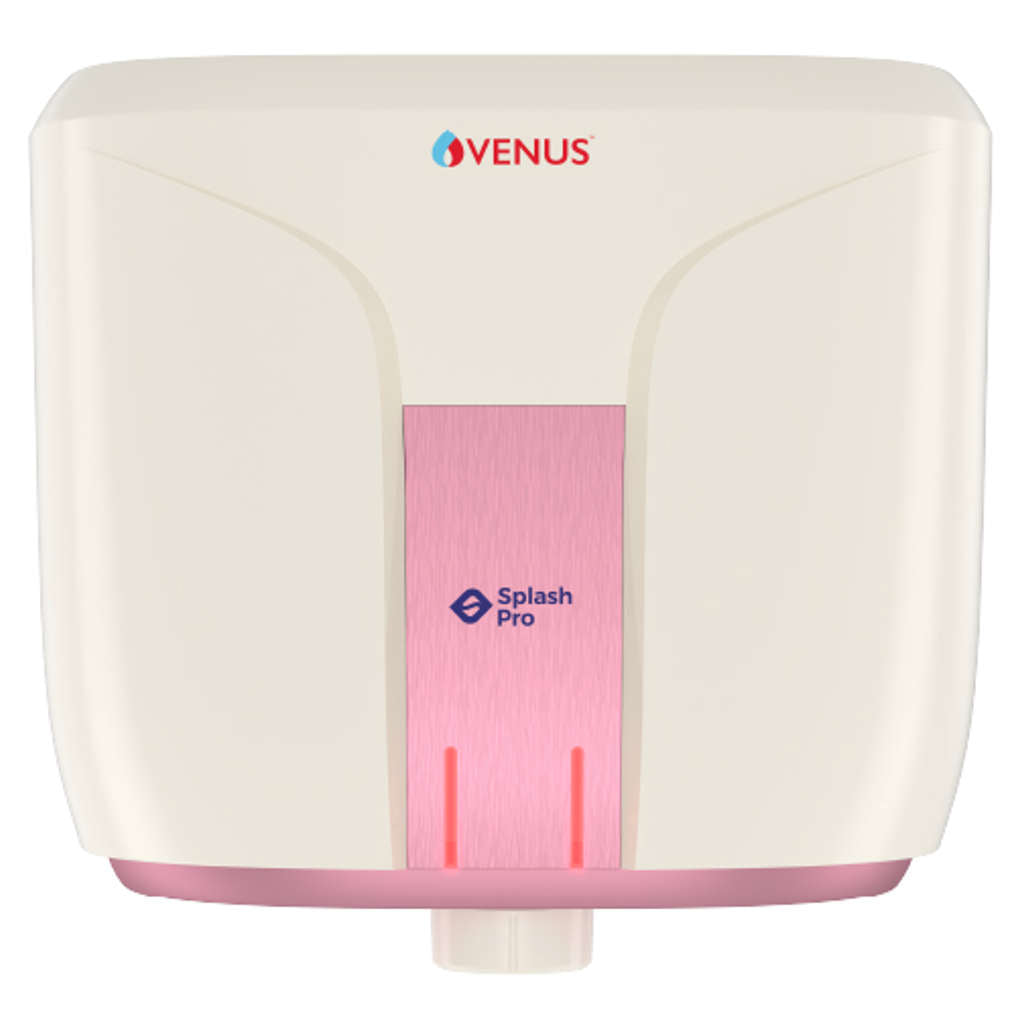 Venus Splash Pro Storage Water Heater 6 Litre Ivory Mystic Rose 6SB 