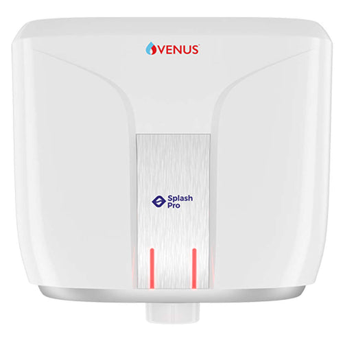 Venus Splash Pro Storage Water Heater 6 Litre White Graphite Silver 6SB 