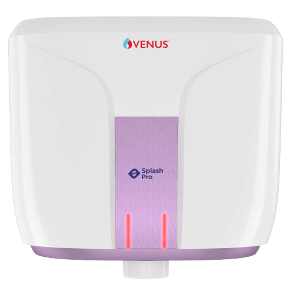 Venus Splash Pro Storage Water Heater 6 Litre White Purple Haze 6SB 