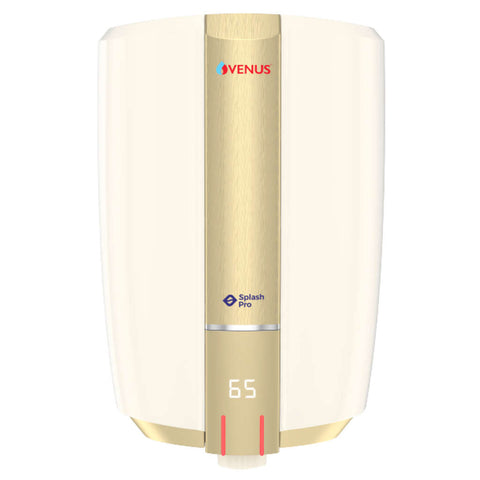 Venus Splash Pro Smart Storage Water Heater 15 Litre Ivory Tuscan Gold 15SX 