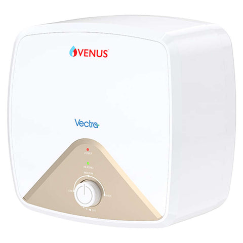 Venus Vectra Storage Water Heater 25 Litre White Sunset Gold 25VS 