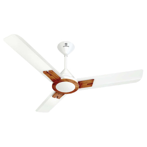 Standard Dasher Prime BLDC Ceiling Fan 1200mm Pearl White Wood FSCDH5SPWW48 