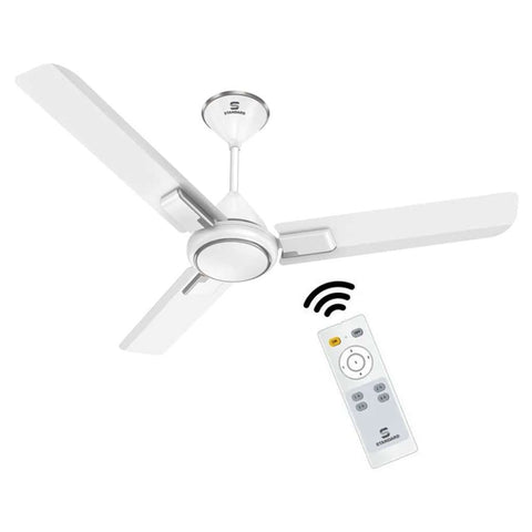 Standard Frorer BLDC Ceiling Fan 1200mm Elegant White Chrome FSCRB5SEWR48 