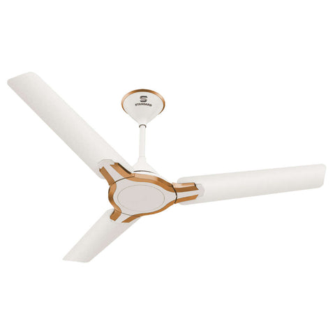 Standard Brisk ES Ceiling Fan 1200mm Pearl White Lt Copper FSCBK1SPLC48 