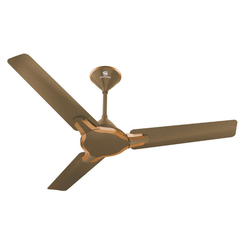 Standard Brisk ES Ceiling Fan 1200mm Pearl Brown Lt Copper FSCBK1SPBR48 