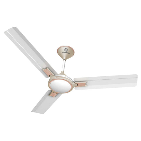 Standard Ameo ES Premium Ceiling Fan 1200mm Pearl White Gold Mist FSCAO1SPWM48 