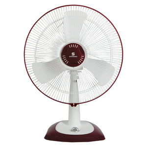 Standard Alfa High Speed Table Fan 400 mm Maroon FSTALHSWMR16 