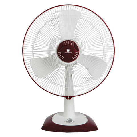 Standard Alfa High Speed Table Fan 400 mm Maroon FSTALHSWMR16 