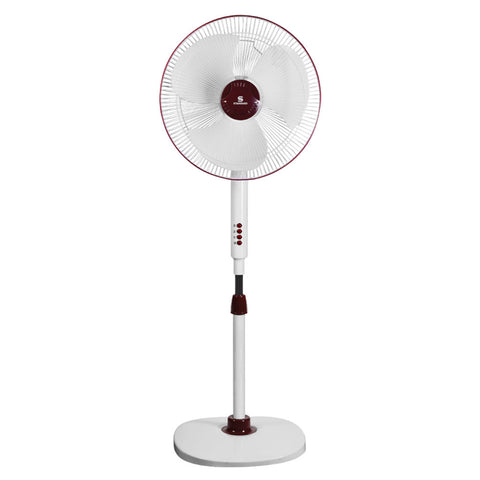 Standard Alfa High Speed Pedestal Fan 400 mm Maroon FSSALHSWMR16 