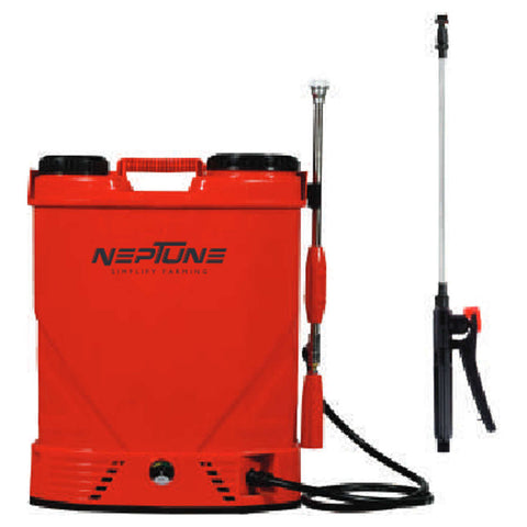 Neptune Battery Operated Knapsack Sprayer Double Motor AK 13+ 