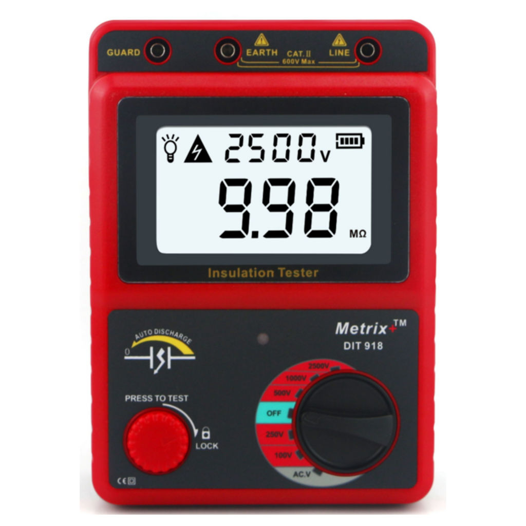 Metrix Plus Digital Insulation Tester DIT 918 