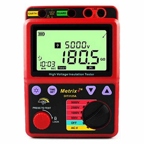 Metrix Plus Digital Insulation Tester 5kV DIT 3125A Eco 