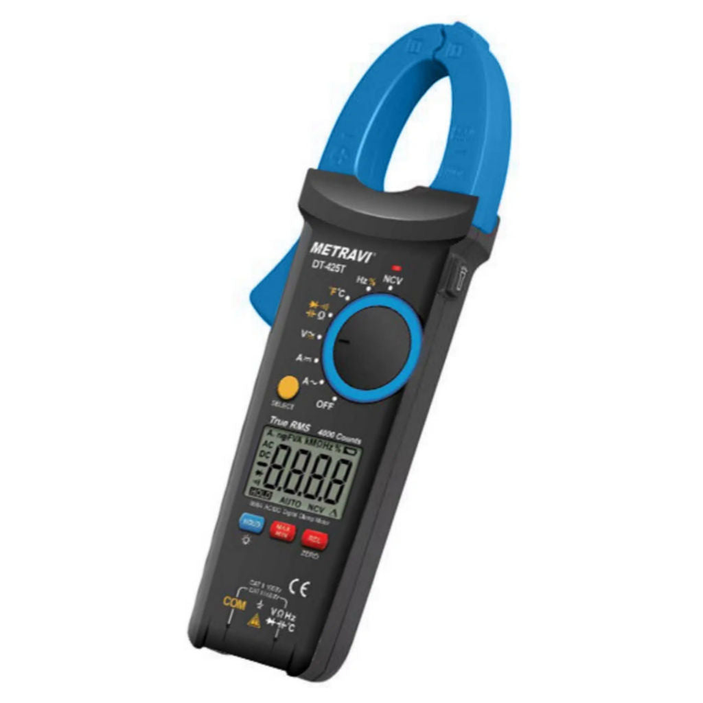 Metravi Digital TRMS AC/DC Clamp Meter DT-425T