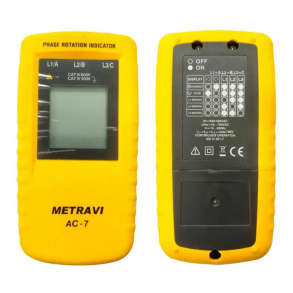 Metravi Phase Sequence Indicator AC-7