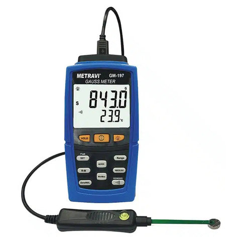 Metravi Static Cum Electromagnet Gauss Meter GM-197 