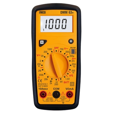 Meco Digital Multimeter 2000 Count 63+ 