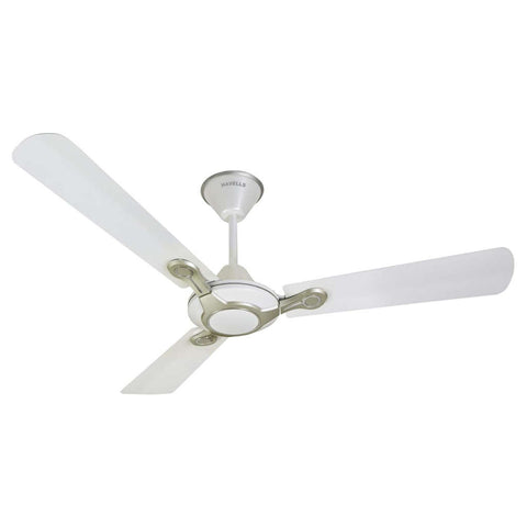 Havells Leganza ES 3 Blade Decorative Ceiling Fan 1200 mm Pearl White Silver 