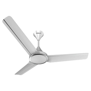 Havells Trinity Decorative Ceiling Fan 1200 mm Pearl White Chrome 