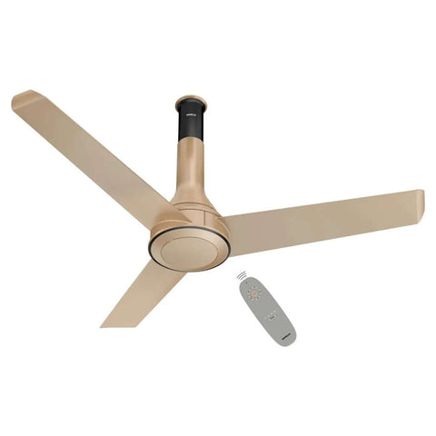 Havells Crista BLDC Ceiling Fan With Remote 1200 mm Champagne Cola 