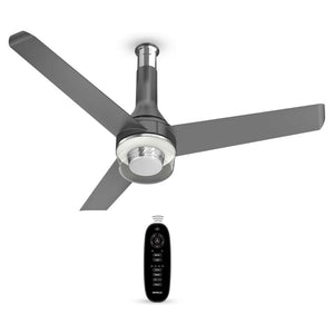 Havells Crista UL BLDC IoT Under Light Ceiling Fan With Remote 1200 mm Slate Chrome 