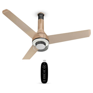 Havells Crista UL BLDC IoT Under Light Ceiling Fan With Remote 1200 mm Champagne Cola 