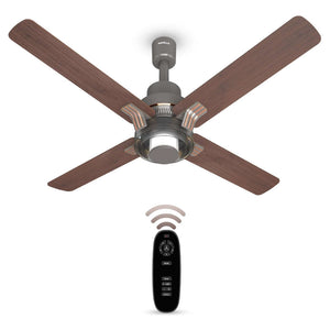 Havells Florette UL BLDC Under Light Ceiling Fan With Remote 1320 mm Smoke Brown Wood 