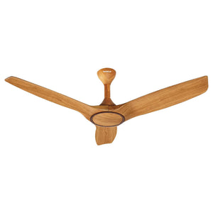 Havells Stealth Wood I-ES Special Finish Ceiling Fan With Remote 1200 mm Pinewood Cola Chrome 