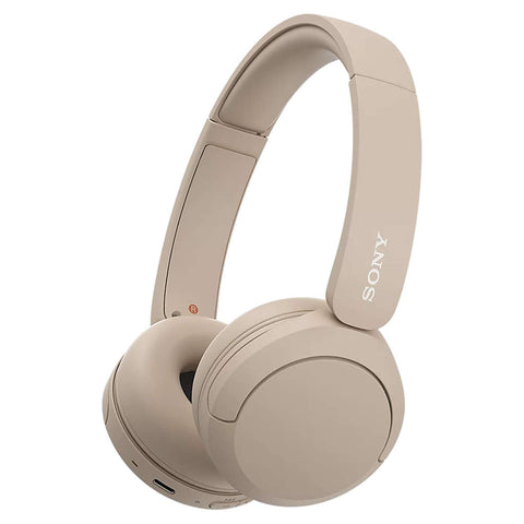 Sony Wireless Bluetooth On Ear Headphones Beige WH-CH520 