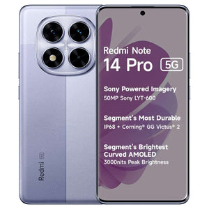 Redmi Note 14 Pro Smartphone 8GB RAM 256GB Storage Phantom Purple 