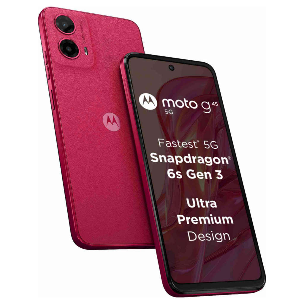 Motorola g45 5G Smartphone 8GB RAM 128GB Storage Viva Magenta