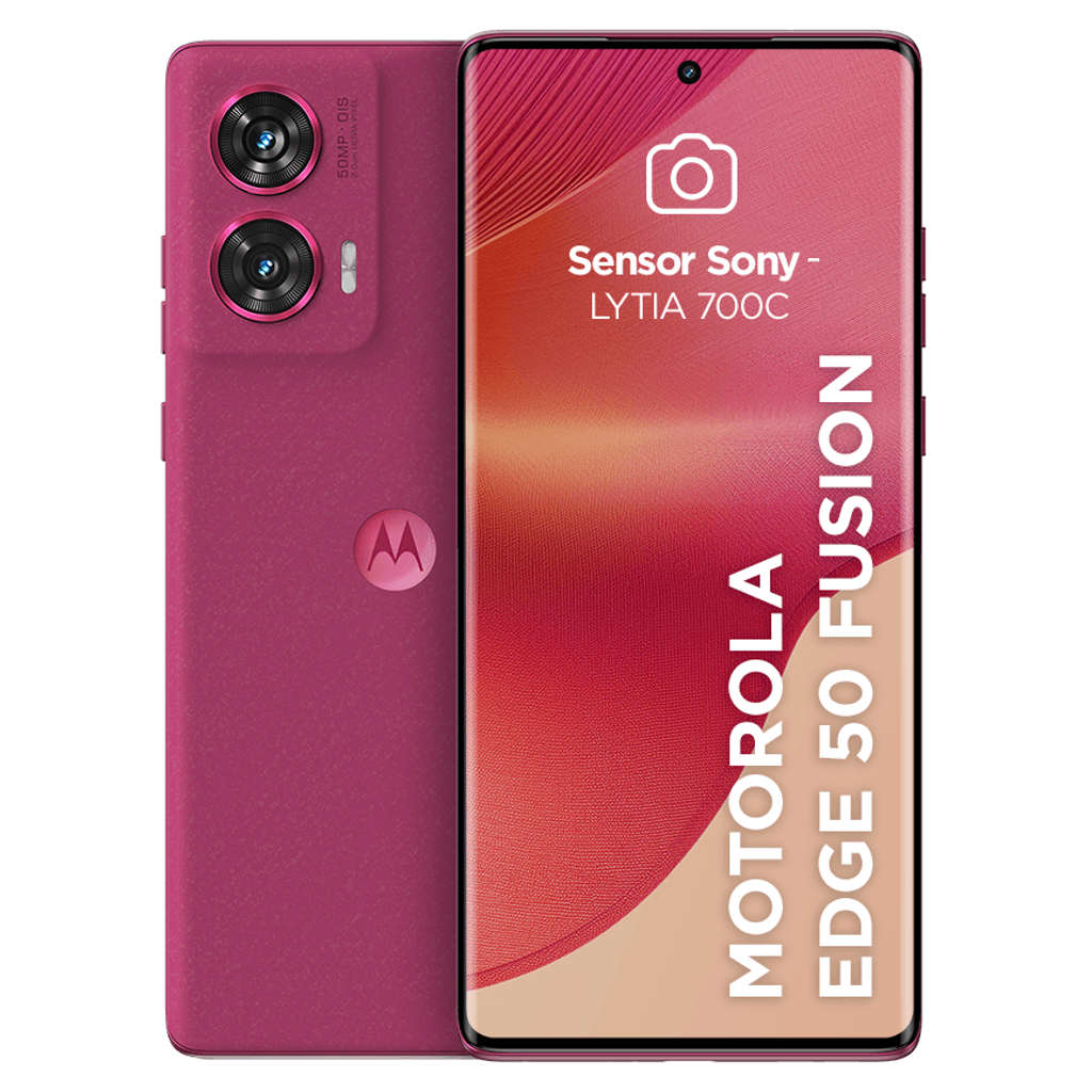 Motorola Edge 50 Fusion Smartphone 8GB RAM 128GB Storage Hot Pink 