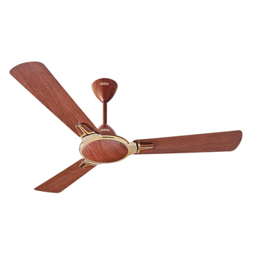 Usha Striker Platinum Ceiling Fan 1200 mm Wooden With Gold Trims 