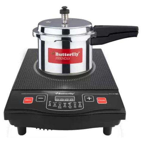 Butterfly Rhino V2 Induction Cooktop + 3 Litre IB Friendly Cooker 