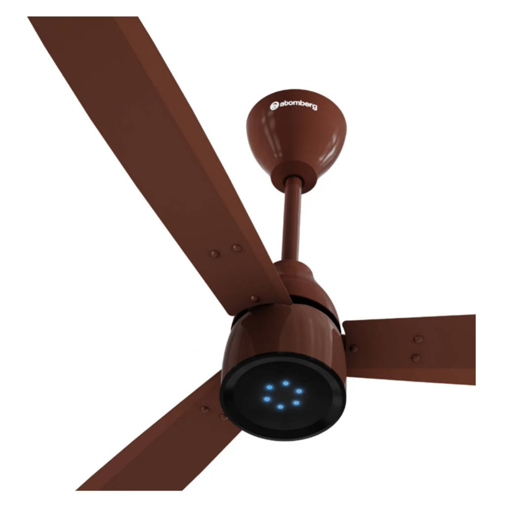 Atomberg Renesa Prime Ceiling Fan With Remote 1200 mm Gloss Brown