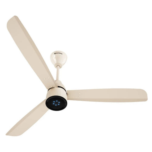 Atomberg Renesa Prime Ceiling Fan With Remote 1200 mm Gloss Seasand Ivory 