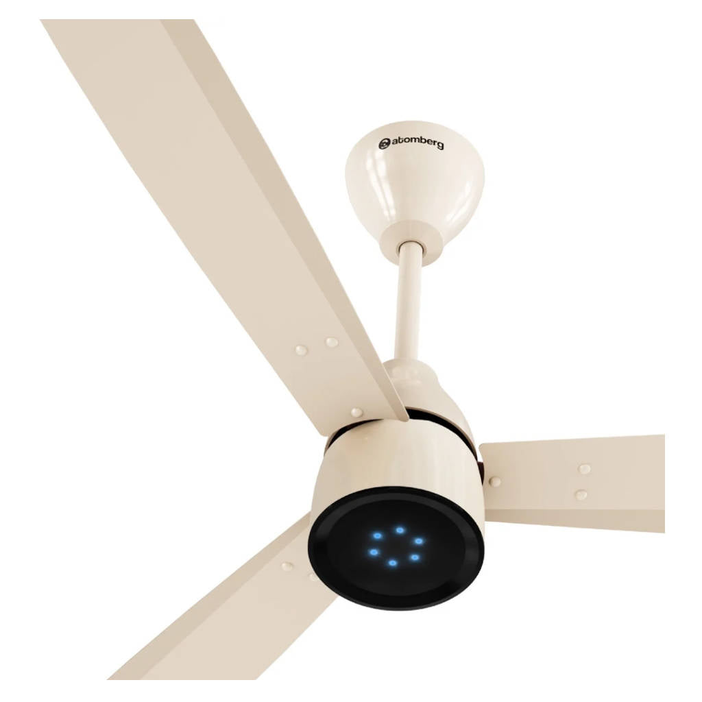 Atomberg Renesa Prime Ceiling Fan With Remote 1200 mm Gloss Seasand Ivory