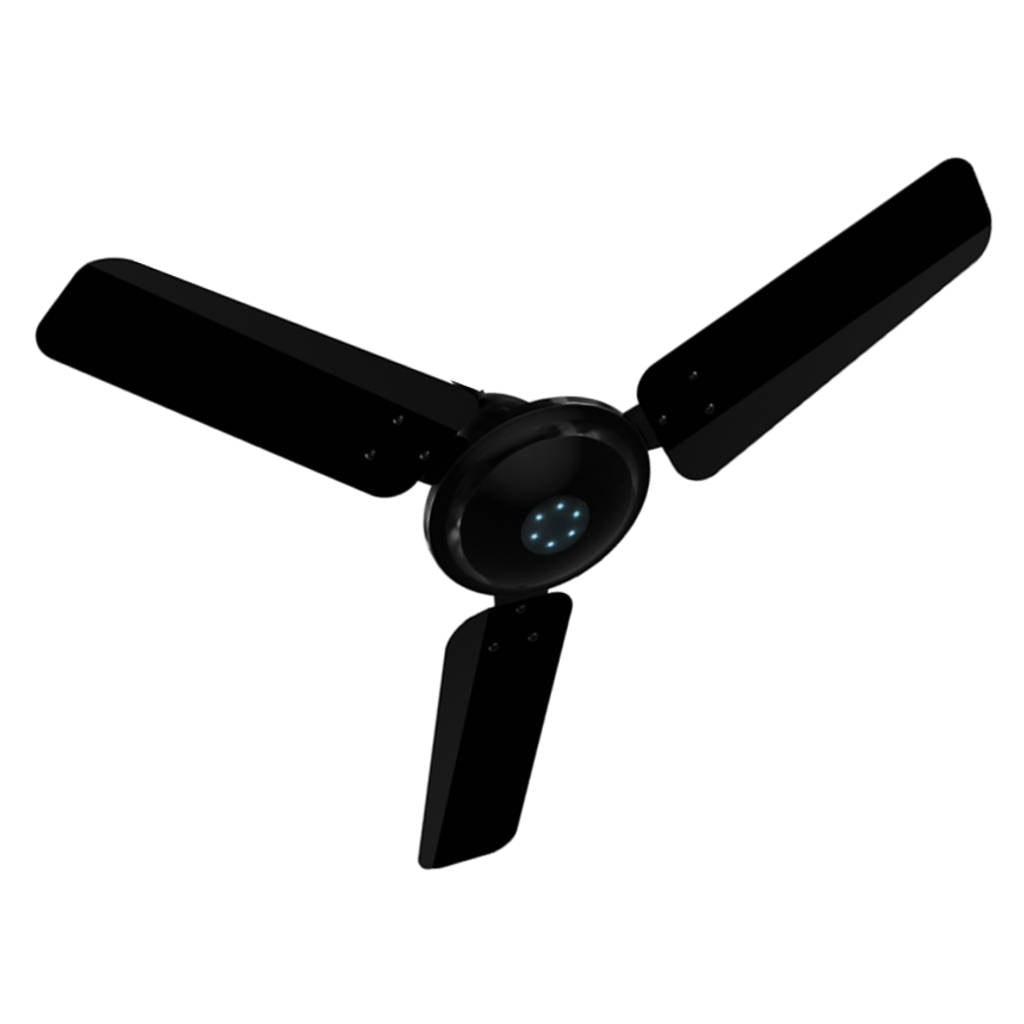 Atomberg Ikano Ceiling Fan With Remote 900 mm Gloss Black