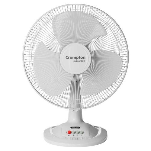 Crompton Hispeed Gale Plus Table Fan 400 mm KD White 