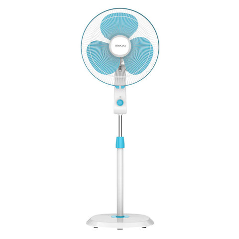 Bajaj Robusto Pedestal Fan 400 mm Icy Blue White 252079 