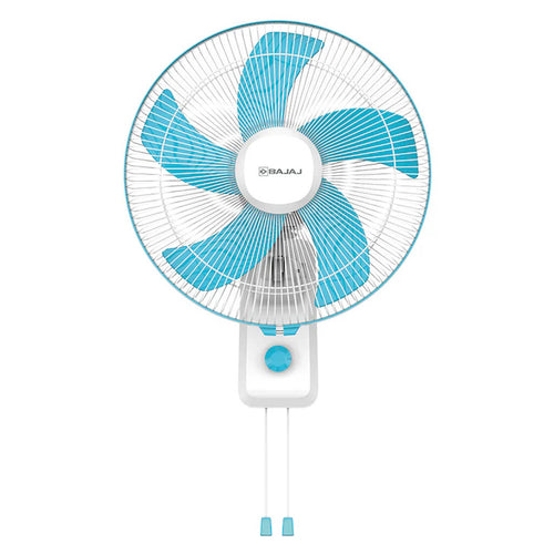 Bajaj PentaRobusto Wall Fan 400 mm Icy Blue White 252110 